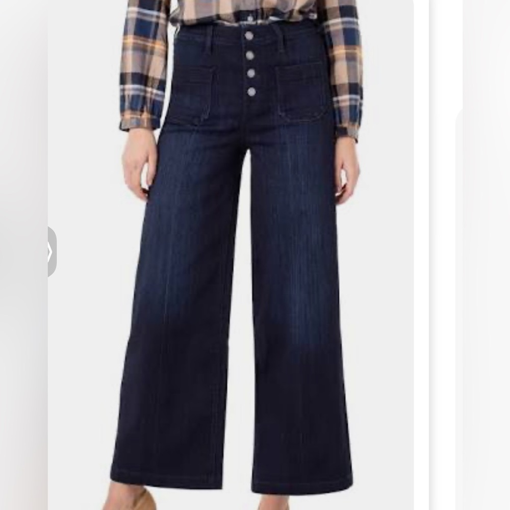 Liverpool Los Angeles Regan high rise wide leg jeans.EUC